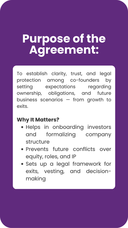 Founders' Agreement Template